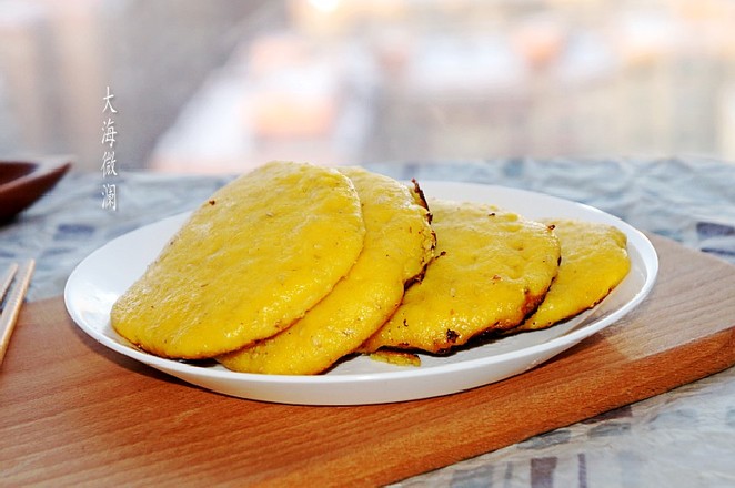 Cornmeal Pan-baked recipe