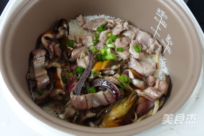 Rice Eel and Lean Meat Stewed Rice recipe
