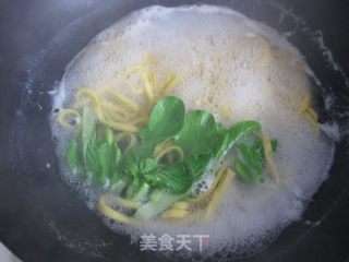 Pumpkin and Green Noodles recipe