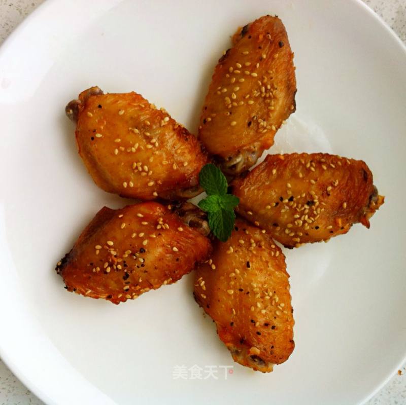 Fried and Grilled Chicken Wings for Two recipe