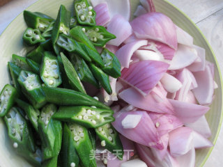 Fried Beef with Okra recipe