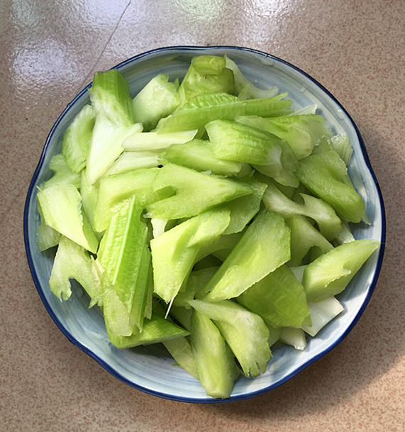 Celery Stir-fried Tofu recipe