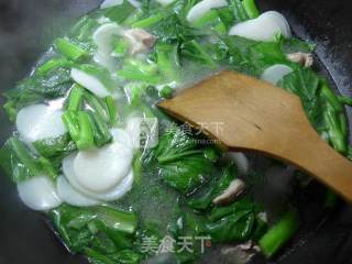 Rape Long Ribs and Rice Cake Soup recipe