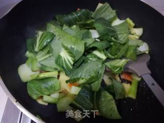 Potato Chips Stir-fried Rape recipe
