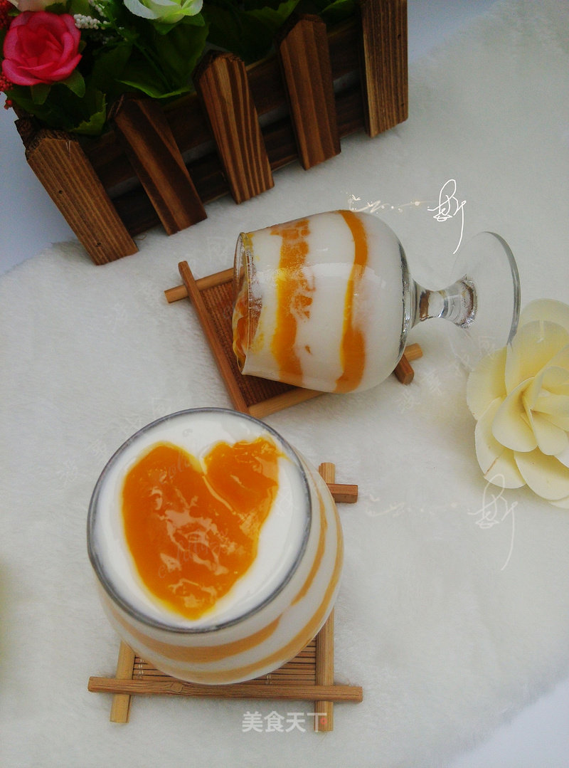 Mango Jelly Yogurt Cup recipe