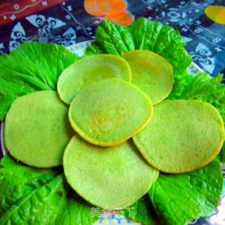 Creative Recipes for Soymilk Machine-nutritious Green Pancakes recipe