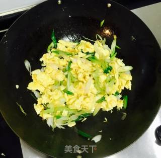 Scrambled Eggs with Green Onions recipe