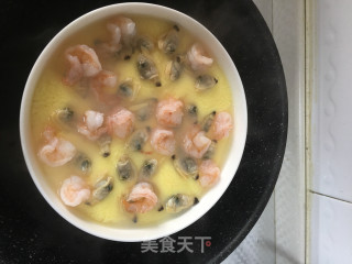 Seafood Steamed Egg recipe