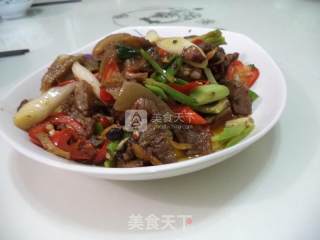 Fried Lamb with Tea Oil recipe