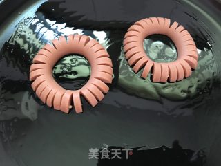 Ham Sausage Sun Egg recipe