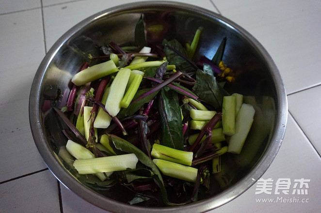 Garlic Red Cabbage Moss recipe