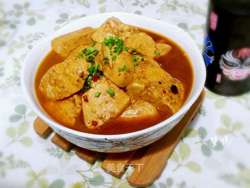 Braised Lao Tofu with Black Bean Sauce recipe