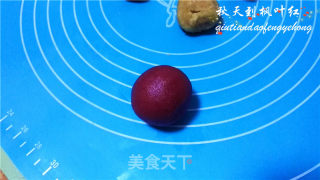 #新良第一节烤大赛# in The Name of Love-pure Natural Peach Mountain Skin Moon Cakes recipe