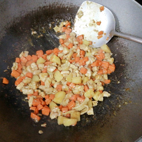 Stir-fried Chicken Drumsticks with Curry Carrots recipe