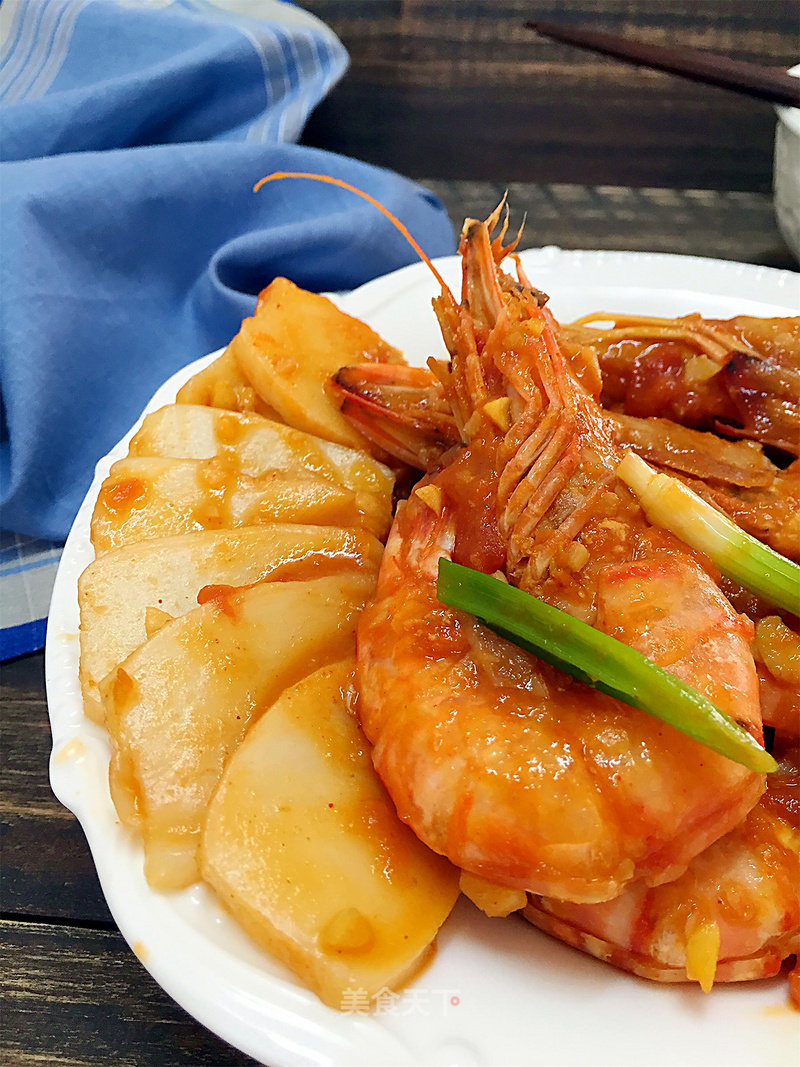 Braised Shrimp in Sweet and Spicy Oil recipe