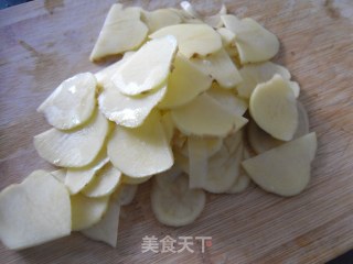 Potato Chips in Fresh Soup recipe