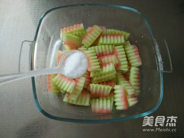 Cold Watermelon Peel recipe