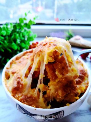 Baked Sweet Potato with Coconut Cheese recipe