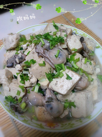 Tofu Stewed Sea Oyster Meat recipe