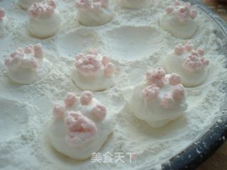 Cute Cat's Paw Marshmallow recipe
