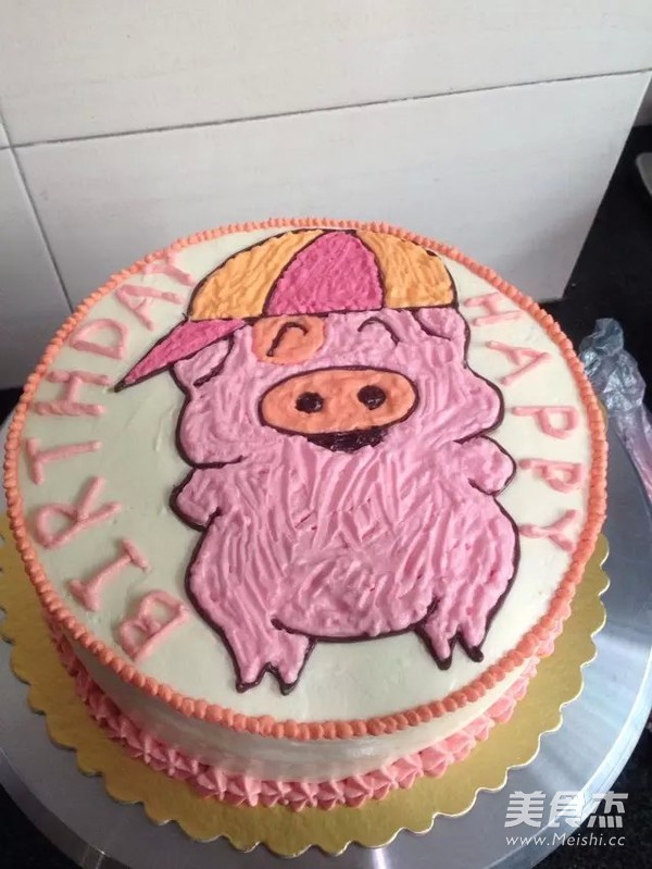 Mcdull Pig Birthday Cake recipe