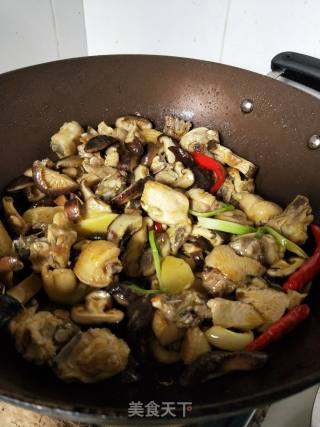 Chicken Stewed with Mushrooms recipe