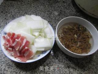 Bamboo Shoots, Dried Vegetables, Bacon, Boiled Winter Melon recipe