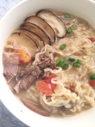 Three Fresh Noodles in Chicken Soup recipe