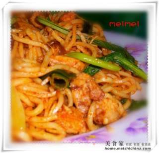 Dry Fried Hot and Sour Noodles recipe