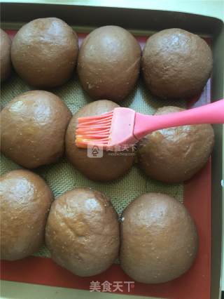 #aca Baking Star Competition# Whole-wheat Cocoa Souffle Small Meal Buns recipe