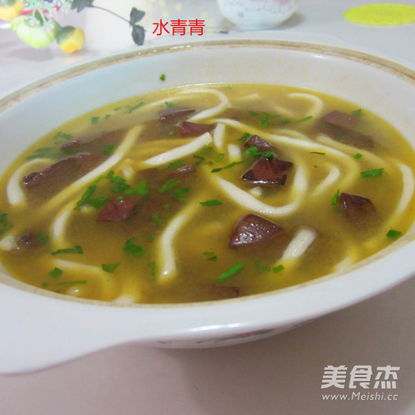 Pork Blood Noodle Soup recipe