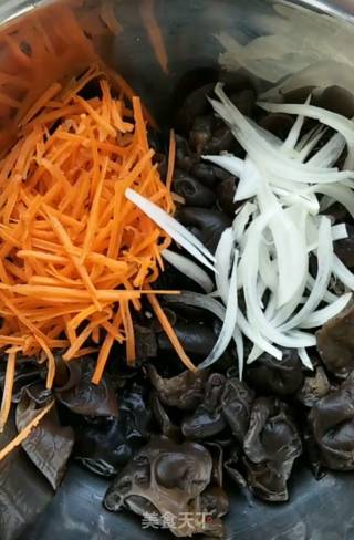 Cold Fungus Mixed Vegetables recipe