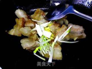 Twice-cooked Pork with Garlic Moss recipe