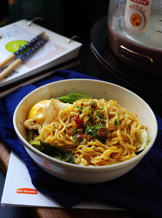 Egg Instant Noodles recipe