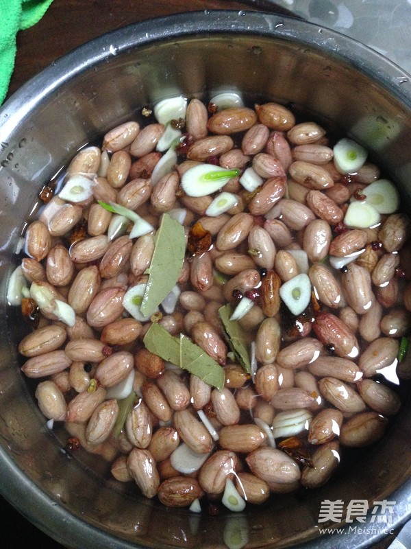 Garlic Peanuts recipe
