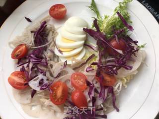 Lotus Root and Egg Light Salad recipe