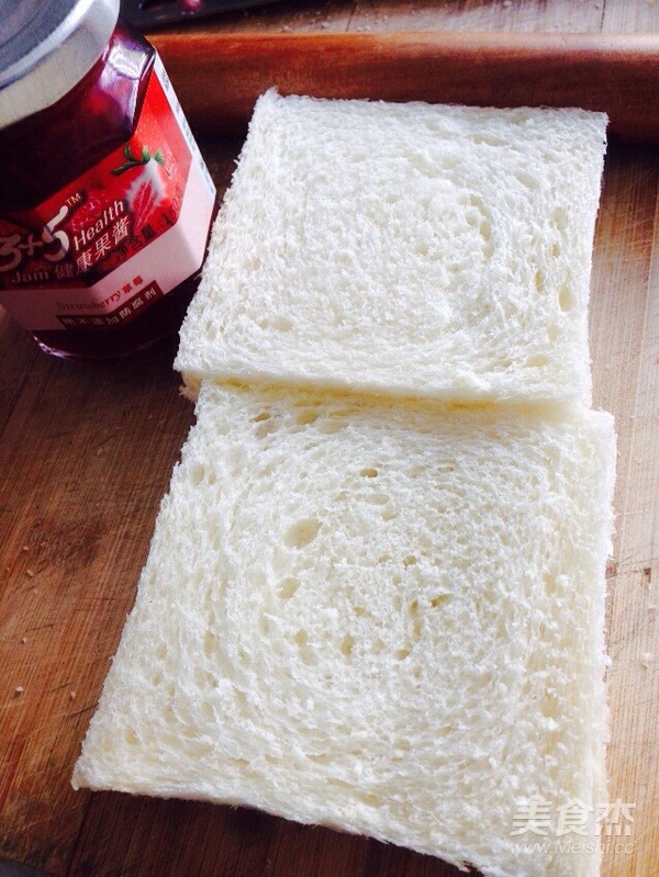 Baked Toast Sticks with Strawberry Jam recipe