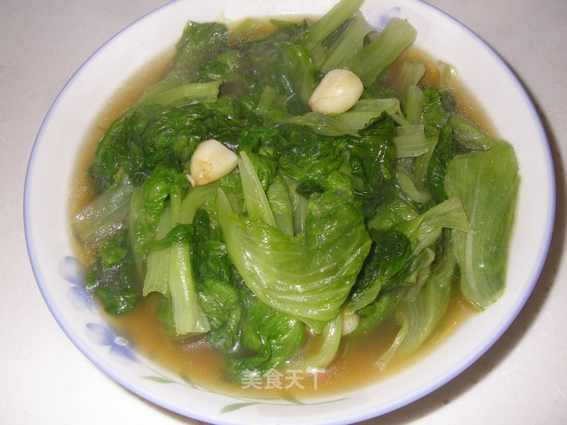 Lettuce in Oyster Sauce recipe