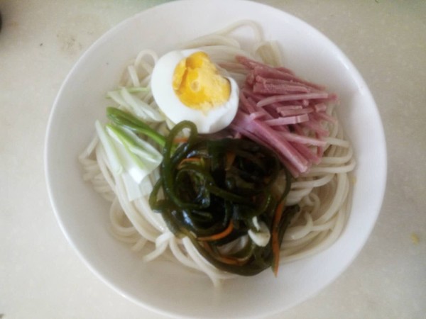 Five Minutes Quick Cold Noodles recipe