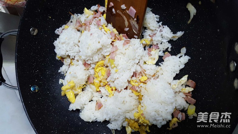 Fried Rice with Bacon and Egg recipe