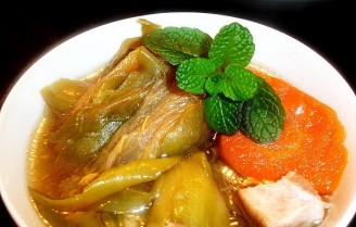 Carrot Sword Flower Soup recipe