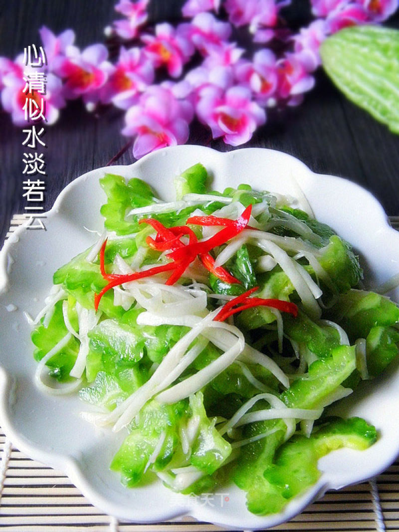 Mixed Bitter Gourd with Ginger recipe