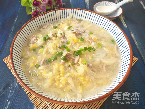 Sauerkraut Vermicelli Soup recipe