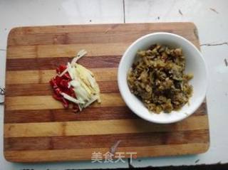 Fried Konjac with Pickled Vegetables recipe