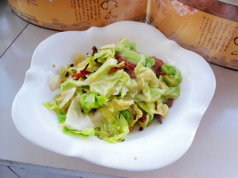 Stir-fried Green Cabbage recipe