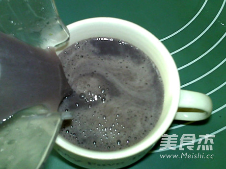 Black Rice Cooked Soy Milk recipe