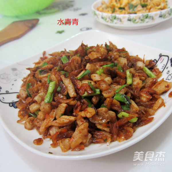 Stir-fried Shrimp with Dried Radish recipe