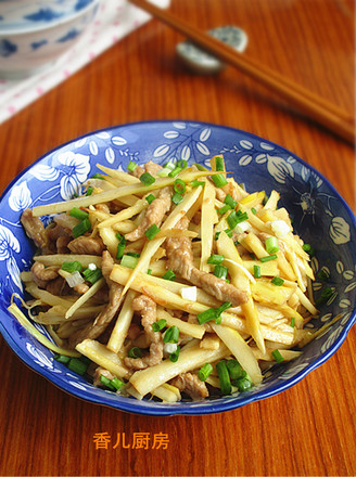 Stir-fried Shredded Pork with Bamboo Shoots recipe