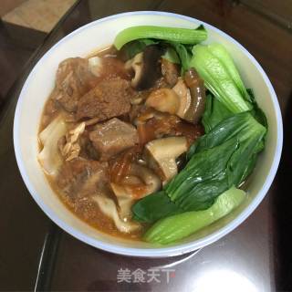 Braised Tomato Beef Ramen recipe