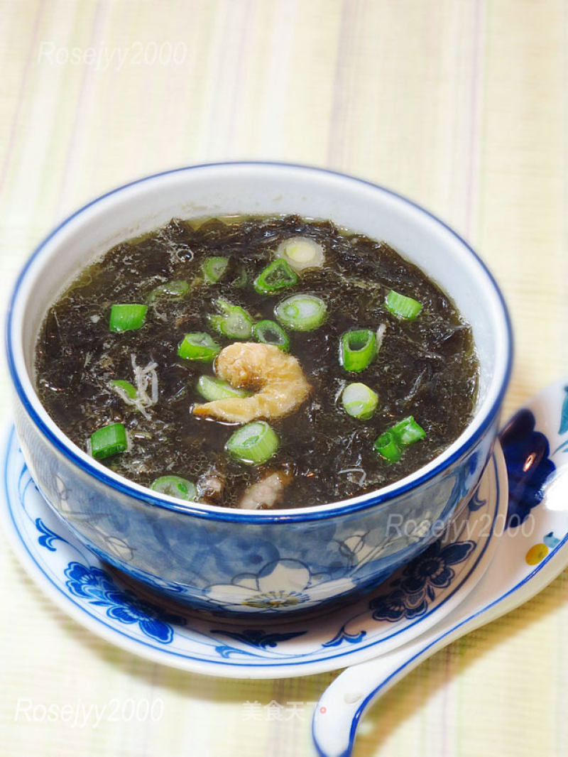 Beef Dried Shrimp Seaweed Soup recipe